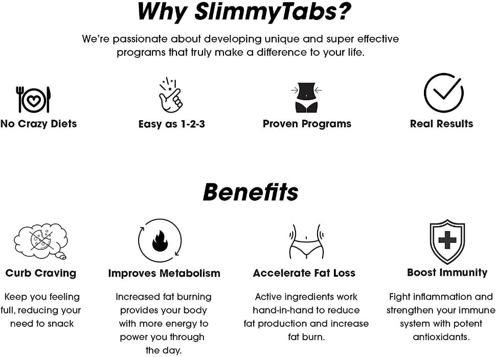 Slimmy Tabs Berry Blast Detox Weight Loss Tabs