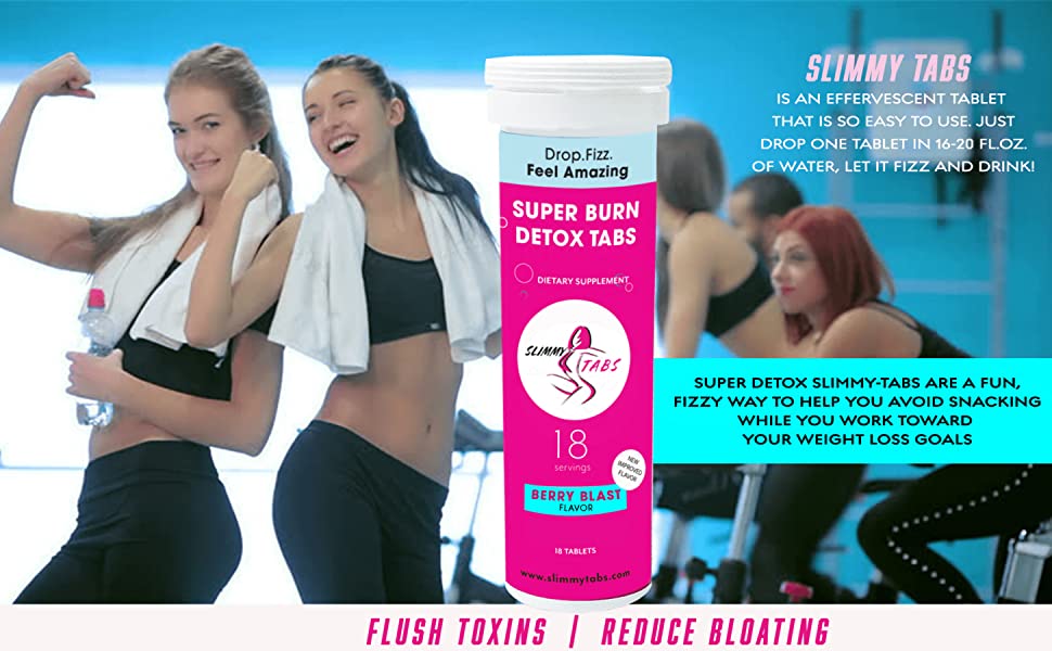 Slimmy Tabs Berry Blast Detox Weight Loss Tabs