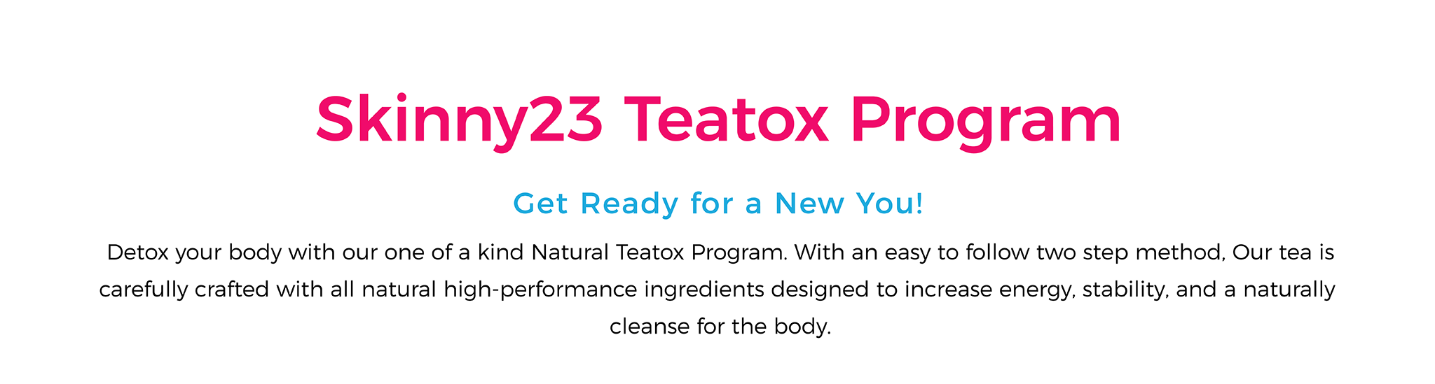 28 Day Teatox Pack